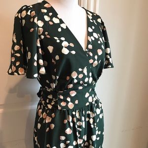 H&M Wide Leg Printed Jumpsuit